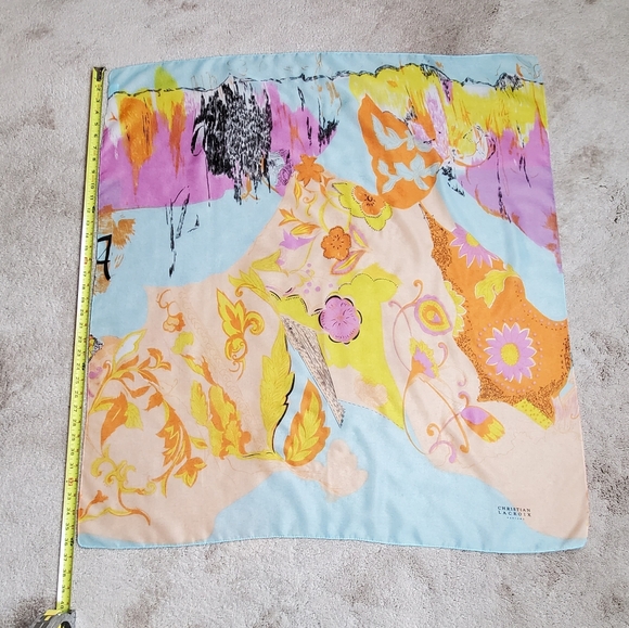 Christian Lacroix Parfums Silk Scarf - Picture 5 of 10